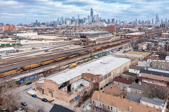 1601 S Wolcott Ave, Chicago, IL - aerial  map view