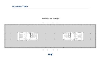 Avenida de Europa, 26, Pozuelo de Alarcón, Madrid to rent Typical Floor Plan- Image 1 of 9