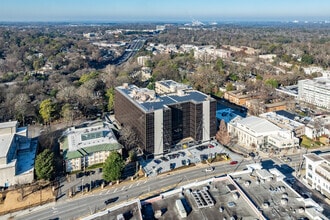 1718-1720 NW Peachtree St, Atlanta, GA - aerial  map view