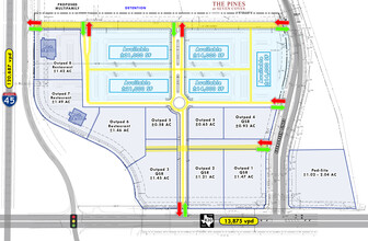 NEC of I-45 N & FM 830, Willis, TX for sale Site Plan- Image 1 of 1