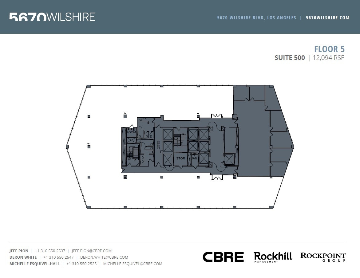 5670 Wilshire Blvd, Los Angeles, CA to rent Floor Plan- Image 1 of 1