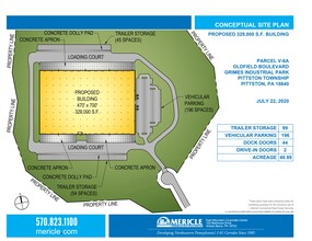 Oldfield Blvd, Pittston Township, PA for rent Site Plan- Image 1 of 4