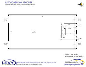 1900-2261 NW 29th St, Oakland Park, FL for rent Floor Plan- Image 2 of 2