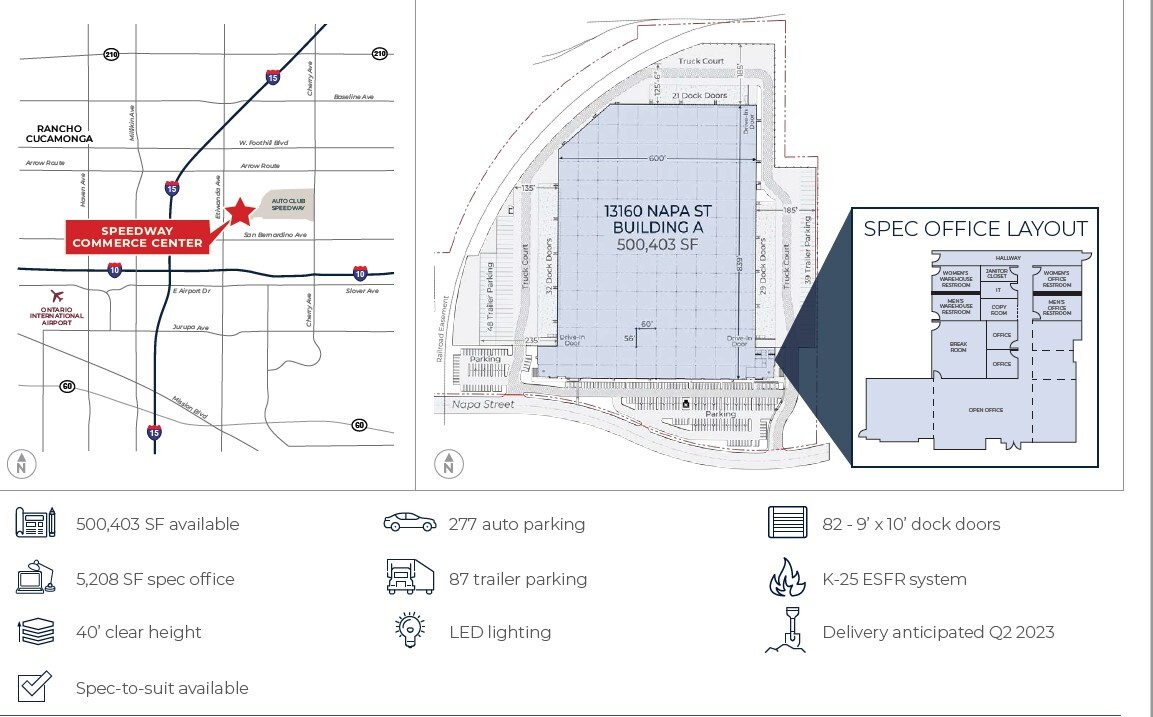 13160 Napa St, Rancho Cucamonga, CA for rent Site Plan- Image 1 of 1