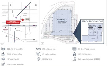 13160 Napa St, Rancho Cucamonga, CA for rent Site Plan- Image 1 of 1