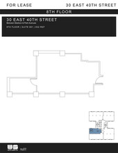 30 E 40th St, New York, NY for rent Floor Plan- Image 1 of 1