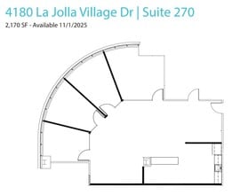 4180 La Jolla Village Dr, La Jolla, CA to rent Floor Plan- Image 2 of 2