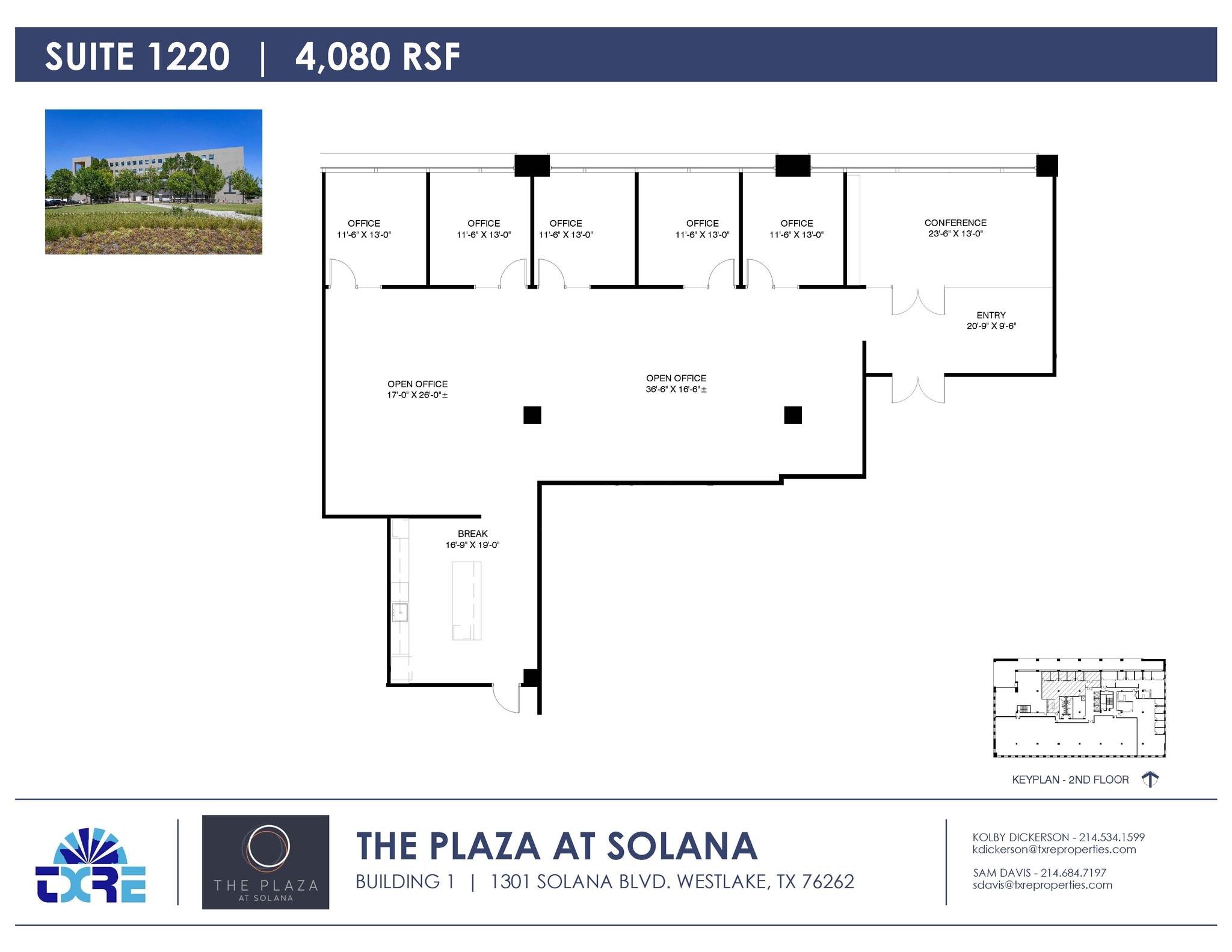 1301 Solana Blvd, Westlake, TX to rent Floor Plan- Image 1 of 2