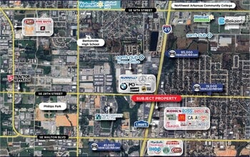 530 N 47th St, Rogers, AR to rent Aerial- Image 2 of 2