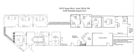 18525 Sutter Blvd, Morgan Hill, CA for rent Floor Plan- Image 1 of 11