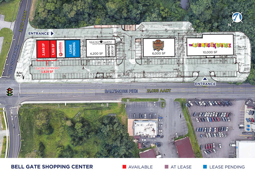 1215 Baltimore Pike, Bel Air, MD for rent - Site Plan - Image 3 of 5