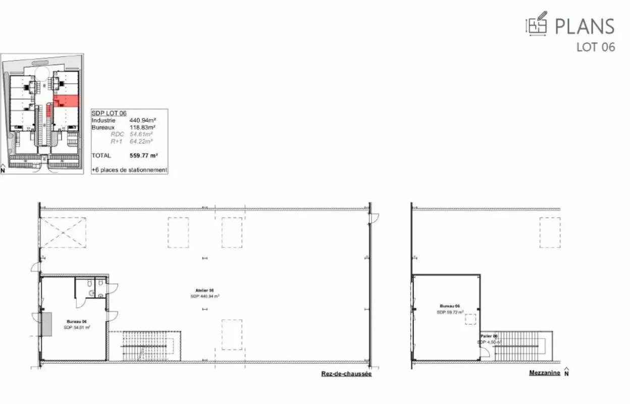 Light Industrial in Heyrieux to rent Floor Plan- Image 1 of 11