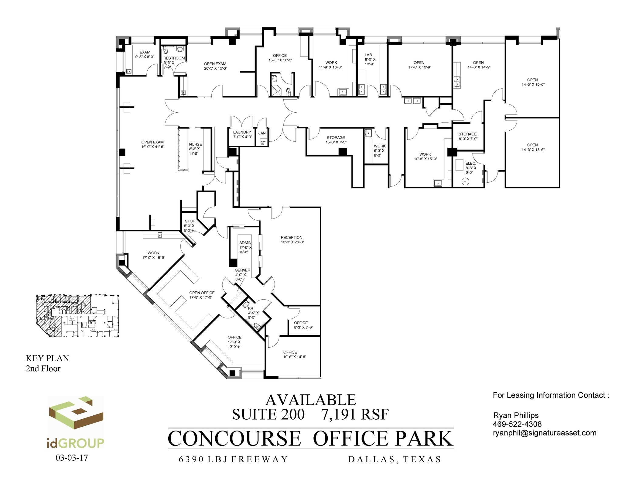 6350 LBJ Fwy, Dallas, TX to rent Floor Plan- Image 1 of 2