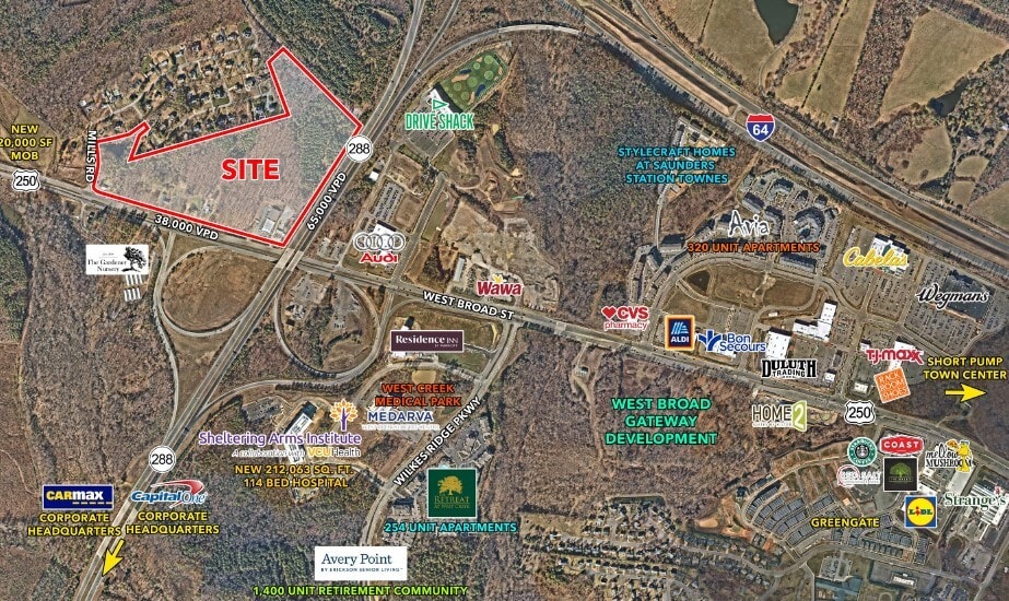 W Broad St & Route 288, Richmond, VA to rent Building Photo- Image 1 of 2