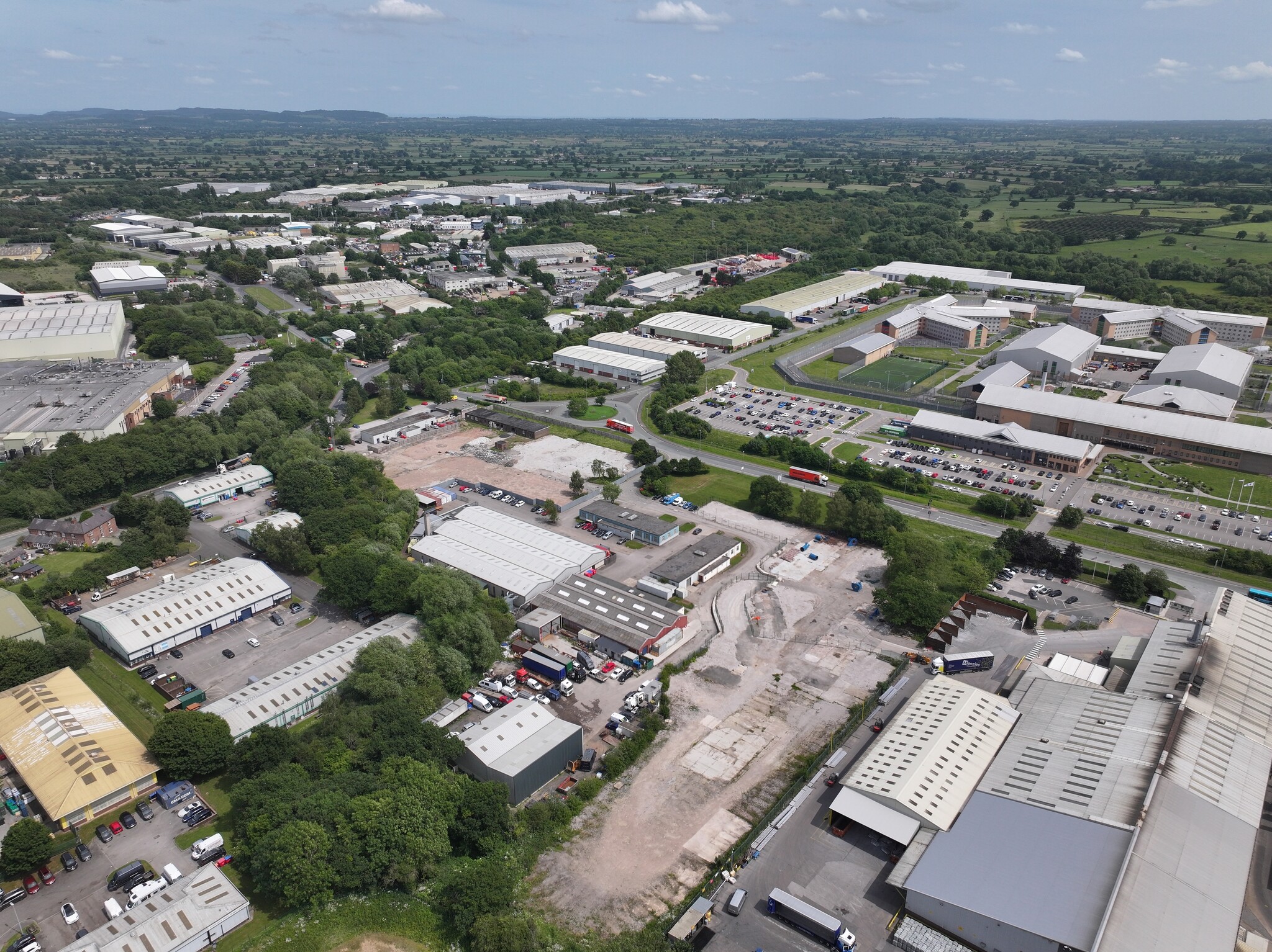 Bridge Rd, Wrexham to rent Aerial- Image 1 of 5