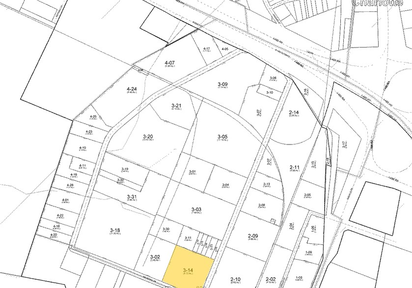 10021 Rodney St, Pineville, NC for sale - Plat Map - Image 1 of 1