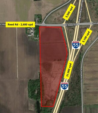 More details for SWQ I-55 & Will RD, Braidwood, IL - Land for Sale