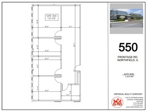 540-550 W Frontage Rd, Northfield, IL for rent Floor Plan- Image 1 of 4