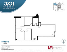 3701 Algonquin Rd, Rolling Meadows, IL for rent Floor Plan- Image 1 of 1