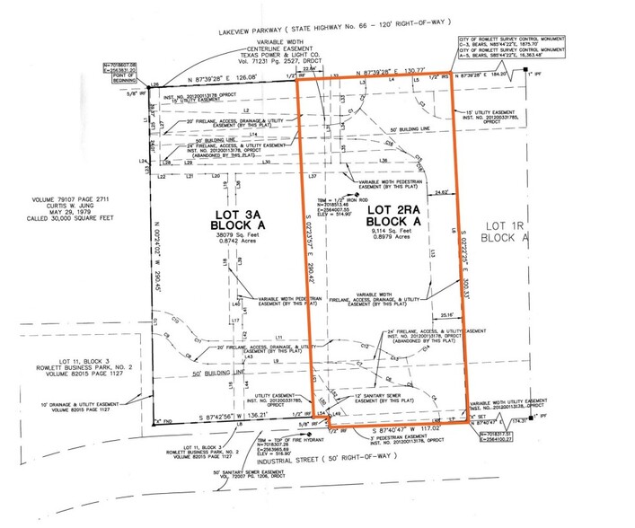 SWQ Highway 66 & PGBT, Rowlett, TX for rent - Site Plan - Image 2 of 2