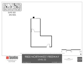 9800 Northwest Fwy, Houston, TX to rent Site Plan- Image 1 of 1