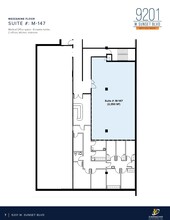 9201 W Sunset Blvd, West Hollywood, CA for rent Floor Plan- Image 1 of 1