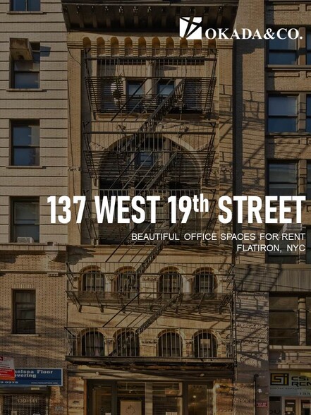 137 W 19th St, New York, NY for rent - Building Photo - Image 1 of 12