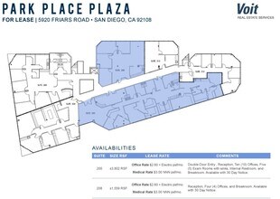 5920 Friars Rd, San Diego, CA for rent Floor Plan- Image 1 of 1