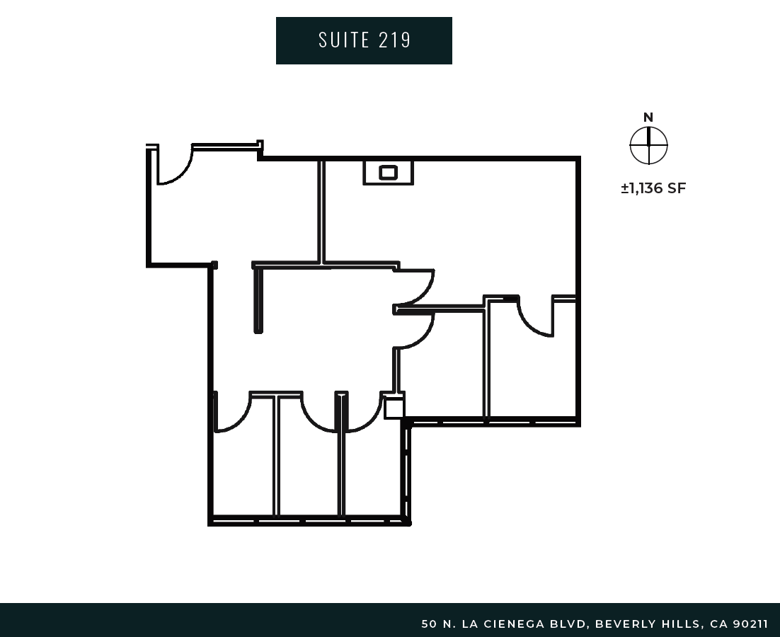 50 N La Cienega Blvd, Beverly Hills, CA to rent Floor Plan- Image 1 of 1