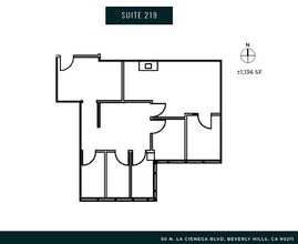 50 N La Cienega Blvd, Beverly Hills, CA to rent Floor Plan- Image 1 of 1