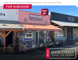 More details for 226 Main St, Vista, CA - Retail for Rent