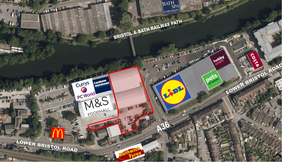 Lower Bristol Rd, Bath for sale - Building Photo - Image 1 of 1