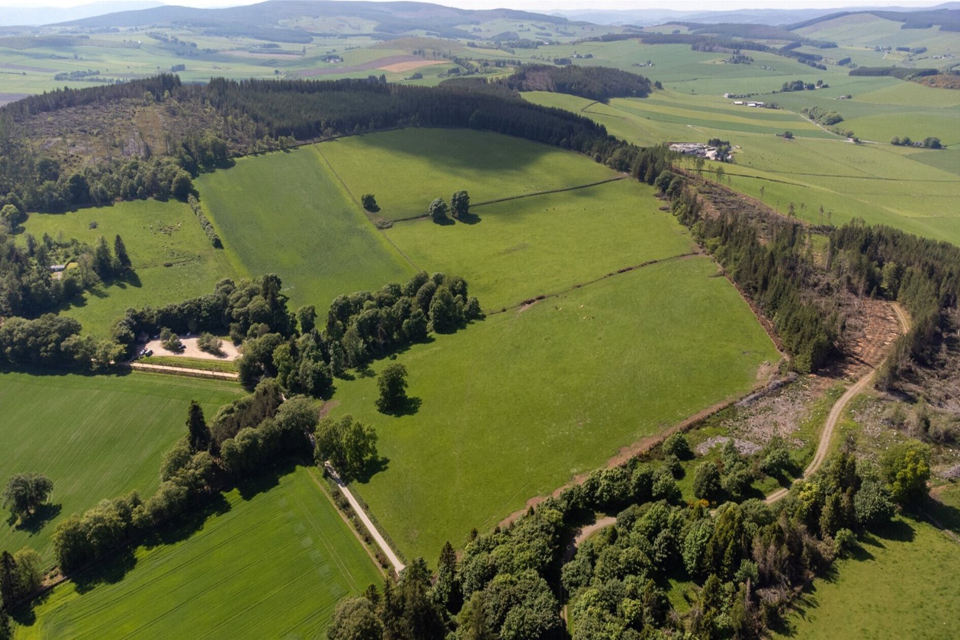 Muir of Fowlis, Alford for sale Aerial- Image 1 of 1