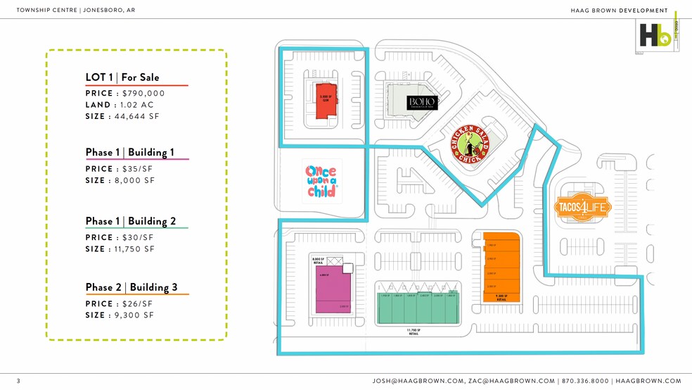 2701 Parkwood Road, Jonesboro, AR for rent - Site Plan - Image 2 of 5