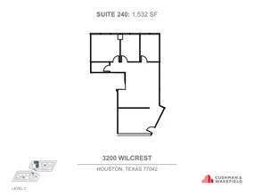 3200 Wilcrest Dr, Houston, TX for rent Floor Plan- Image 1 of 1