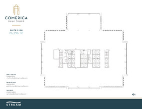 1717 Main St, Dallas, TX for rent Floor Plan- Image 2 of 2