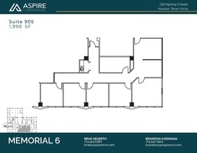 738 Highway 6 S, Houston, TX to rent Floor Plan- Image 1 of 3