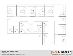 3400 Dundee Rd, Northbrook, IL for rent Floor Plan- Image 1 of 9