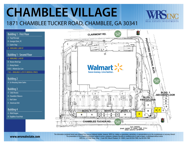 Peachtree Industrial Blvd, Chamblee, GA for rent - Site Plan - Image 1 of 9