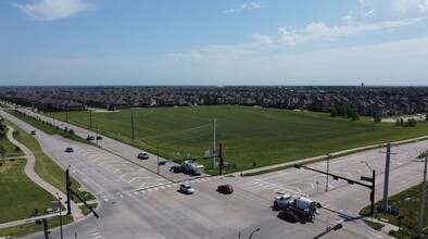 NEC of Coit and Westridge, McKinney, TX - aerial  map view