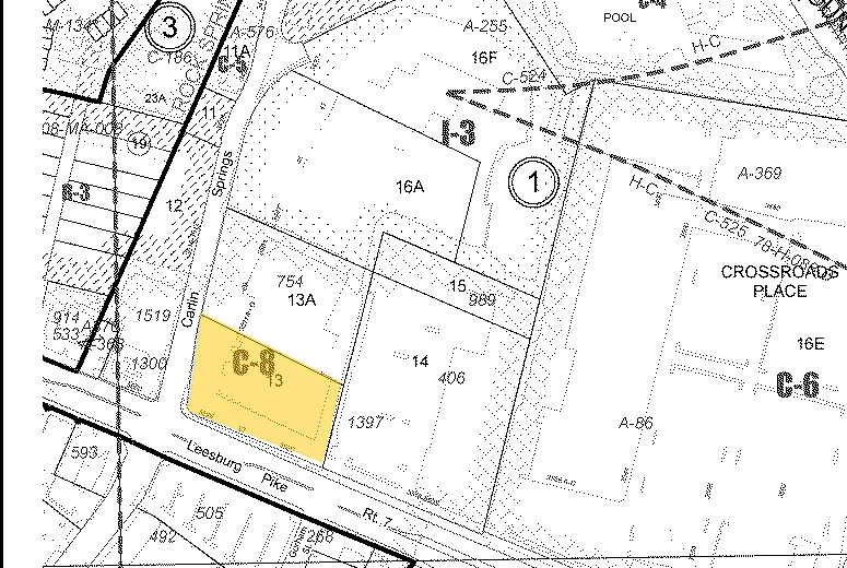 3511 Carlin Springs Rd, Falls Church, VA for rent - Plat Map - Image 3 of 3