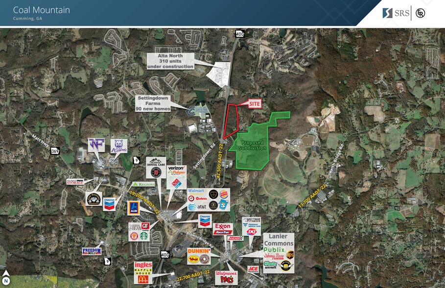 GA 400 & Settingdown Rd, Cumming, GA for rent - Building Photo - Image 2 of 5