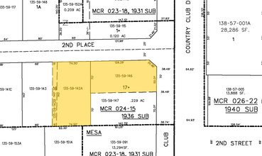 244 N Country Club Dr, Mesa, AZ for sale Plat Map- Image 1 of 1