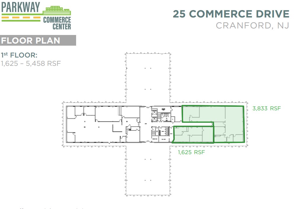 20 Commerce Dr, Cranford, NJ to rent Floor Plan- Image 1 of 1
