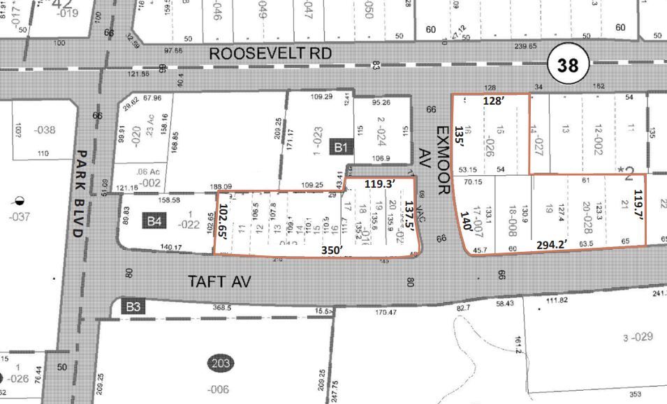 677 Roosevelt Rd, Glen Ellyn, IL for sale - Plat Map - Image 2 of 2