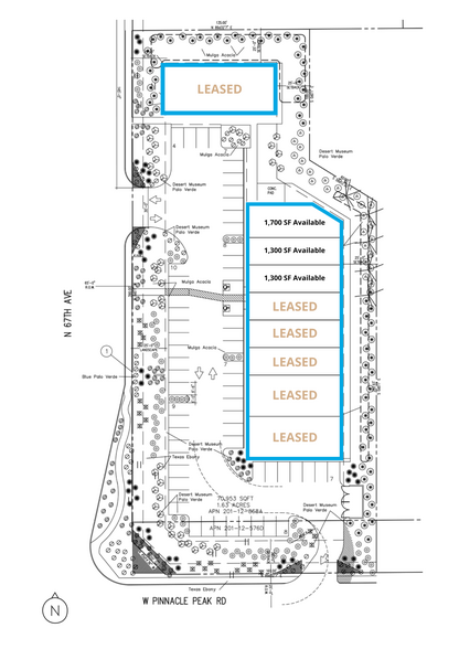 23423 N 67th Ave, Glendale, AZ for rent - Site Plan - Image 2 of 10