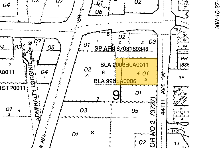 16824 44th Ave W, Lynnwood, WA for sale - Plat Map - Image 3 of 5