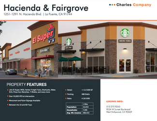 More details for 1255-1313 N Hacienda Blvd, La Puente, CA - Retail for Rent