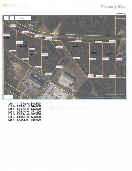 1 Forest Glen Rd., Sylacauga, AL for sale - Aerial - Image 2 of 2