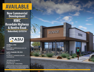 More details for NWC Rosedale and Renfro Hwy, Bakersfield, CA - Retail for Rent